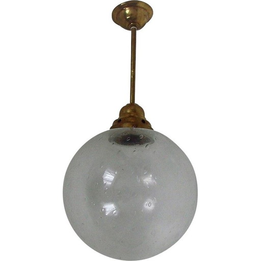Vintage messing hanglamp, 1960