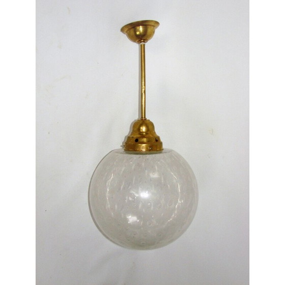 Image 1 of Vintage messing hanglamp, 1960