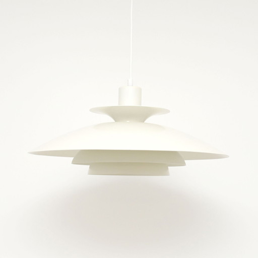 Witte lamp in groot formaat, Denemarken, jaren 80