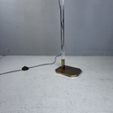Hollywood Regency Vloerlam Perspex Messing