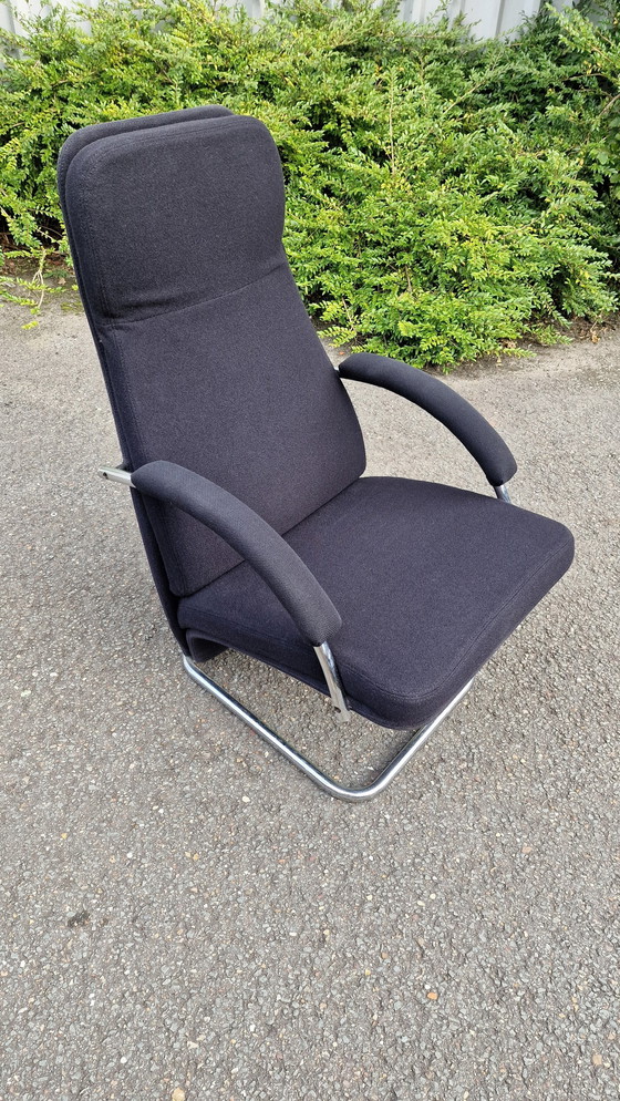 Image 1 of Gelderland 4960 Fauteuil Zwart Chroom