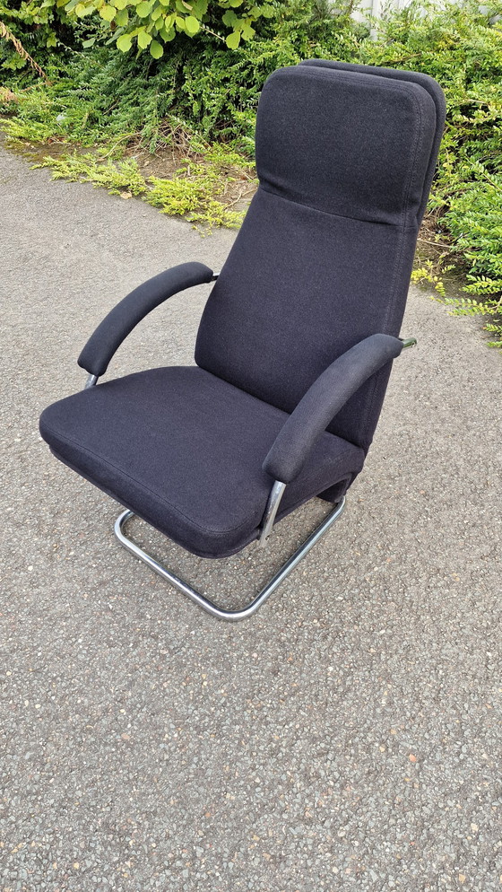 Image 1 of Gelderland 4960 Fauteuil Zwart Chroom