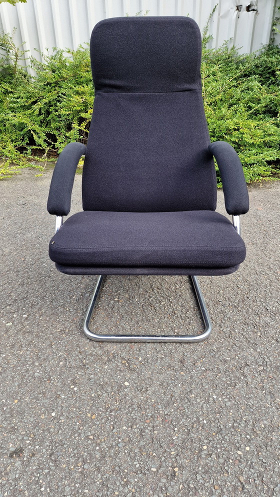 Image 1 of Gelderland 4960 Fauteuil Zwart Chroom