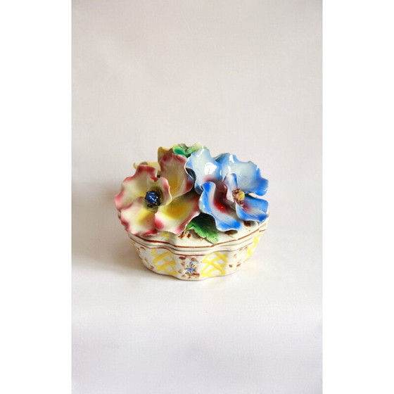 Image 1 of Vintage keramiek doos, Italië 1950