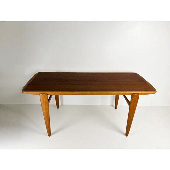 Image 1 of Vintage Zweedse teakhouten salontafel van HMB Möbler, Zweden