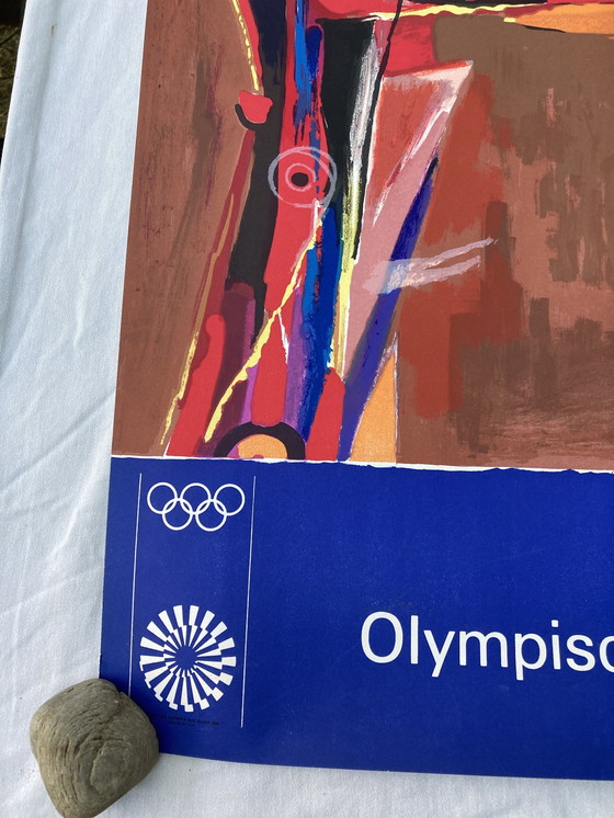 Image 1 of Lithografie Olympische Zomerspelen 1972, München, Door Marino Marini