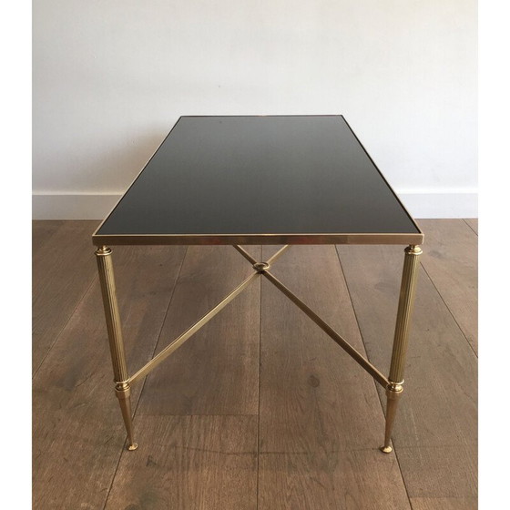 Image 1 of Vintage neoklassieke messing salontafel, Frankrijk 1940