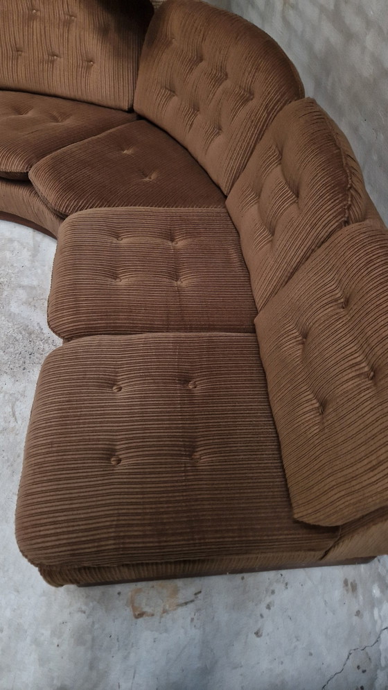 Image 1 of Jaren 70 Vintage Modulaire Hoekbank Lounge Sofa