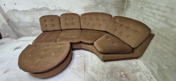 Image 1 of Jaren 70 Vintage Modulaire Hoekbank Lounge Sofa