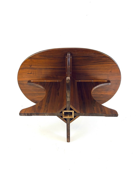 Image 1 of Ovale Tafel Massief Mahonie