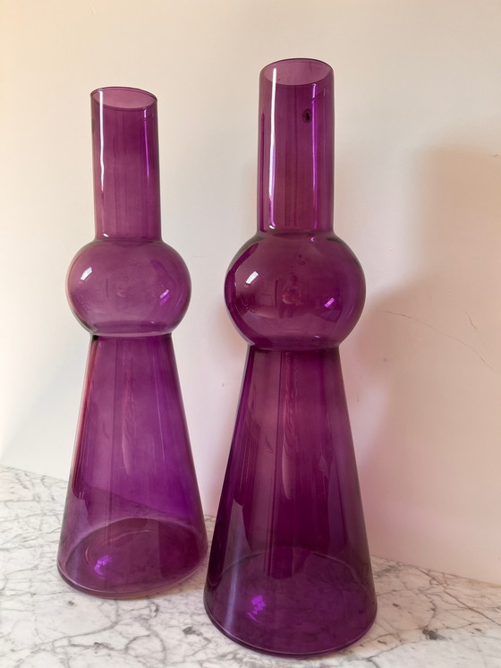 Image 1 of 2x Vintage IKEA grote vaas