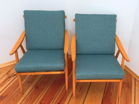 Image 1 of Fauteuils van Michael Thonet voor Ton, 1960S, set van 2