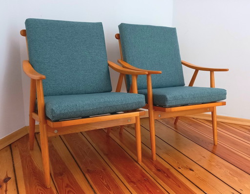 Fauteuils van Michael Thonet voor Ton, 1960S, set van 2