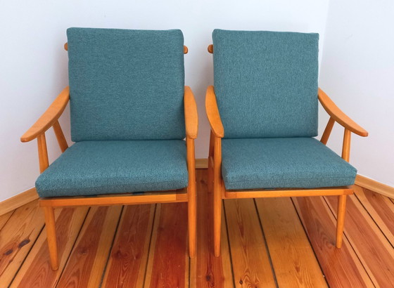 Image 1 of Fauteuils van Michael Thonet voor Ton, 1960S, set van 2