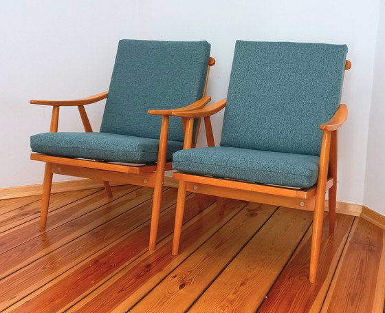 Image 1 of Fauteuils van Michael Thonet voor Ton, 1960S, set van 2