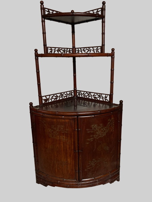 Chinese Palissander Etagère Kast