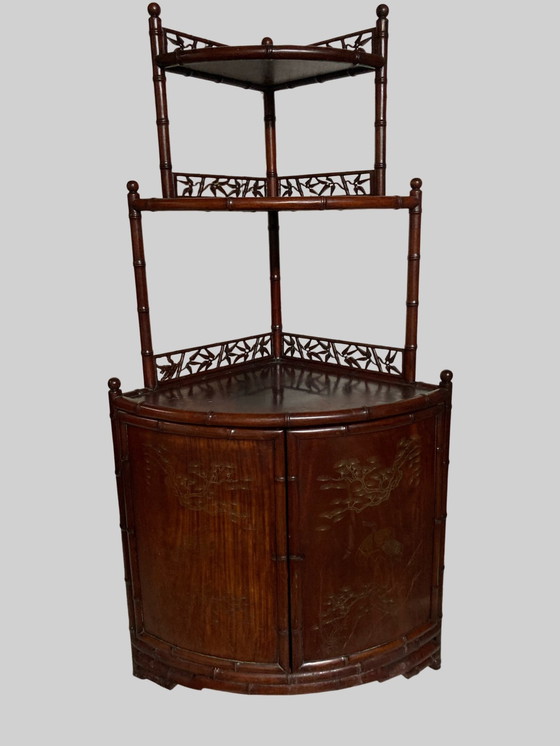 Image 1 of Chinese Palissander Etagère Kast