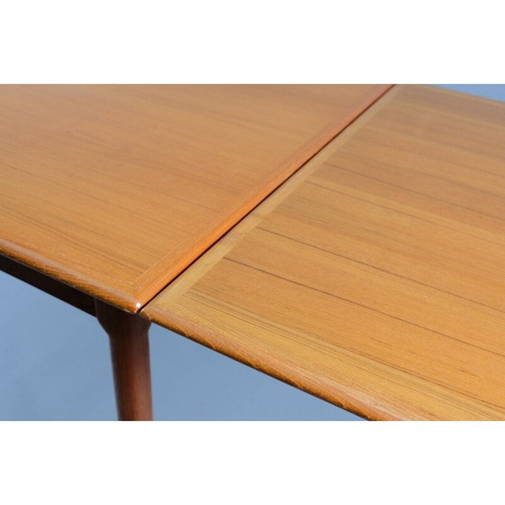 Image 1 of Vintage uitschuifbare teakhouten eettafel, Denemarken 1969