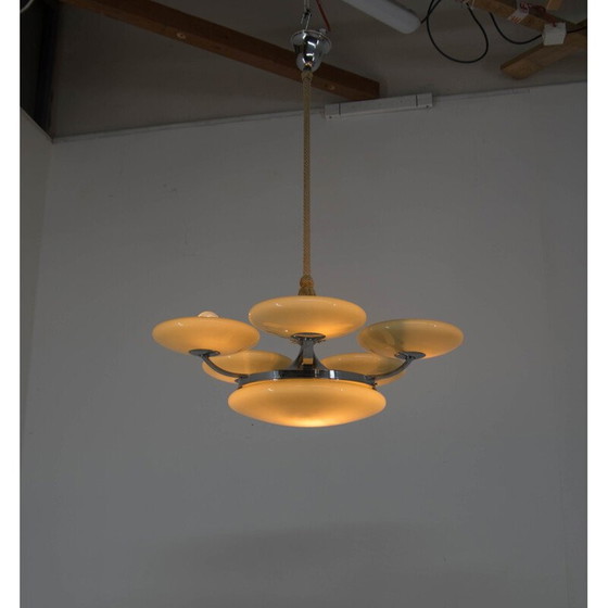 Image 1 of Vintage art deco kroonluchter, 1930