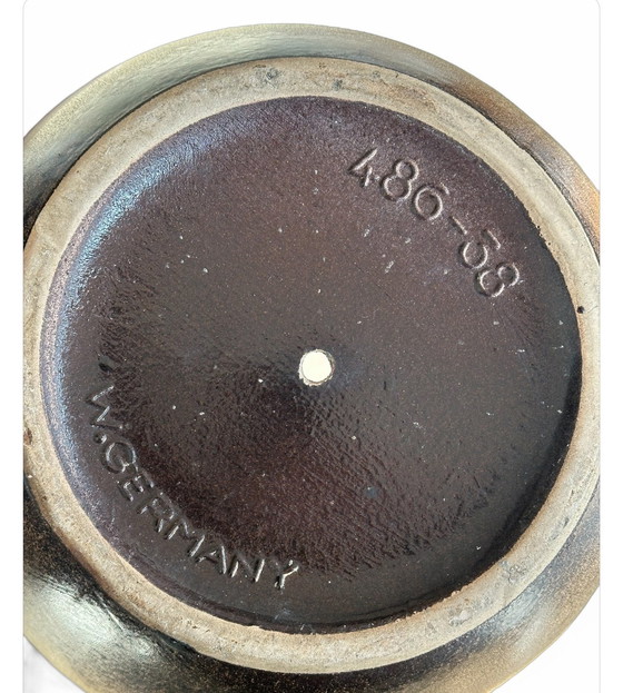 Image 1 of West Germany Vloer Vaas 486-38 Vintage Jaren 70