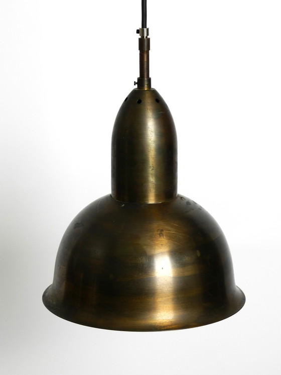 Image 1 of Mid Century Moderne koperen kerk hanglamp