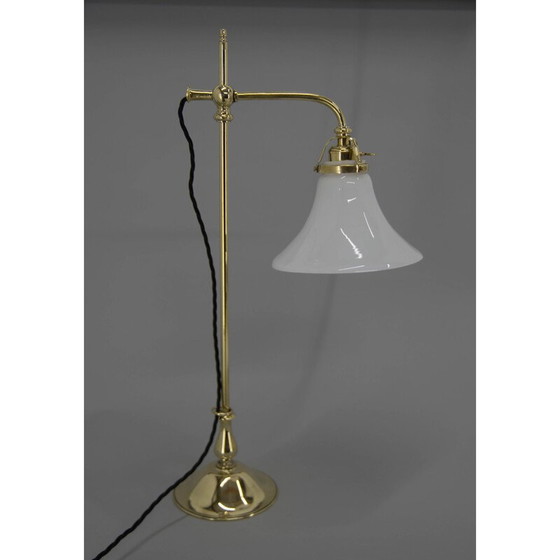 Image 1 of Vintage Art Nouveau messing tafellamp, 1910