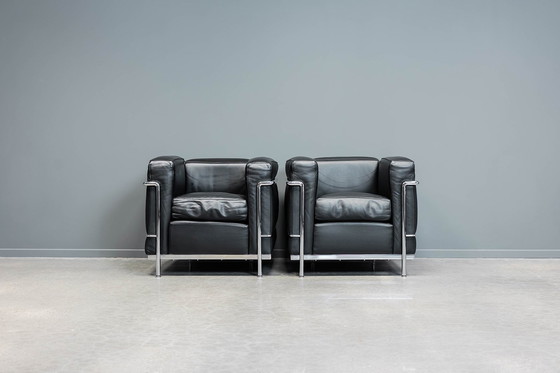 Image 1 of Corbusier Lc2, 2X Fauteuil