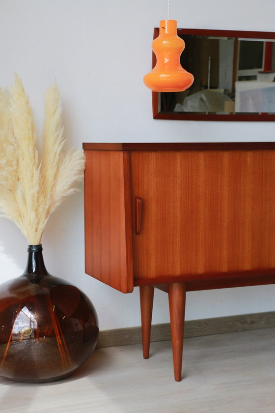 Image 1 of Vintage teakhouten dressoir van Gaston Poisson, Frankrijk 1960