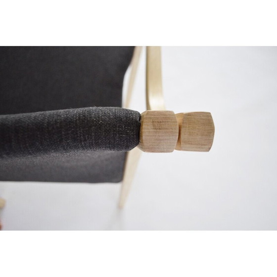 Image 1 of Set van 4 vintage eetkamerstoelen met armleuningen van Gražina Tulevičienė voor Vilniaus Baldų Kombinatas, jaren 1970