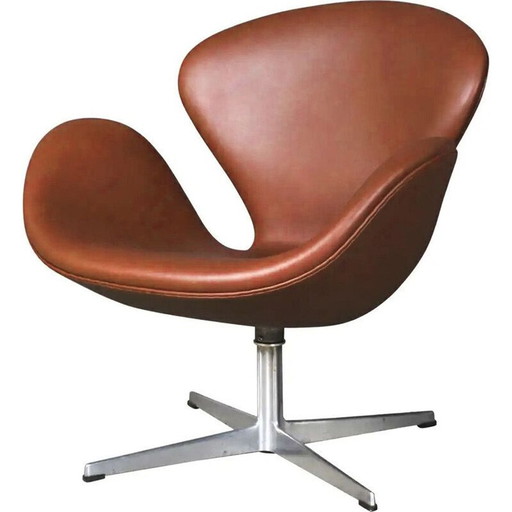 Vintage Swann Fritz Hansen fauteuil 1966