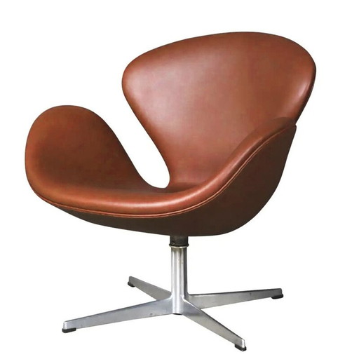 Vintage Swann Fritz Hansen fauteuil 1966