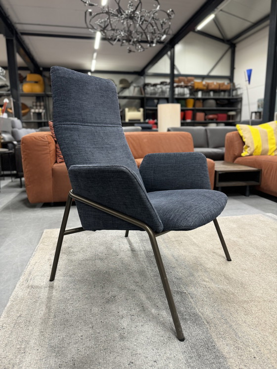 Image 1 of Label Easy fauteuil Blauw Atohi stof