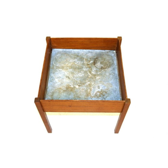 Image 1 of Vintage teakhouten plantenbak voor binnen, Zweden 1960