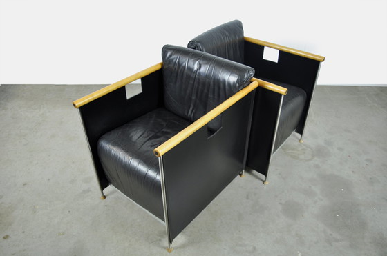 Image 1 of 2x Mazairac & Boonzaaijer fauteuil