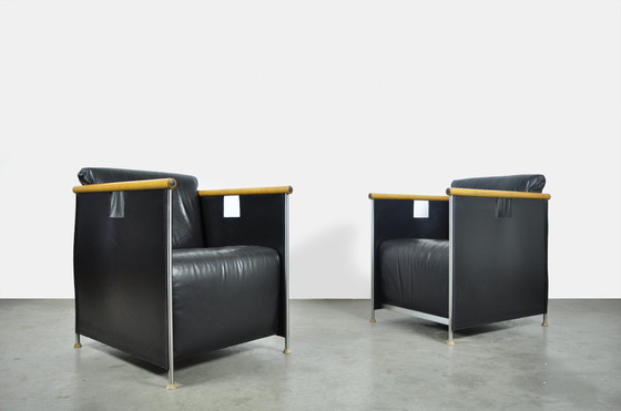 Image 1 of 2x Mazairac & Boonzaaijer fauteuil