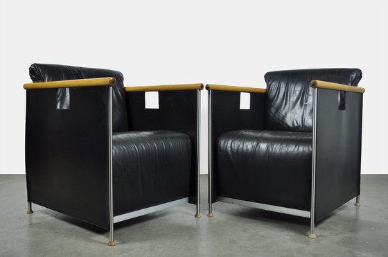 Image 1 of 2x Mazairac & Boonzaaijer fauteuil