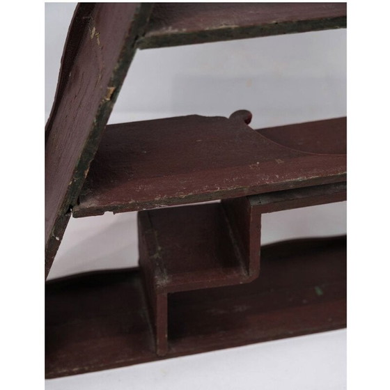 Image 1 of Amager vintage plank met originele verf en kleuren, 1860