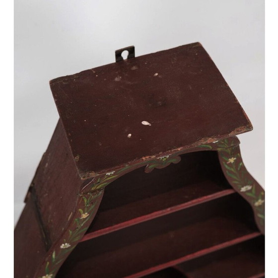 Image 1 of Amager vintage plank met originele verf en kleuren, 1860