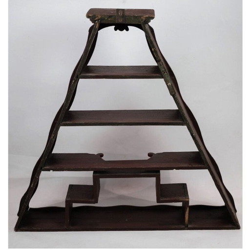 Amager vintage plank met originele verf en kleuren, 1860