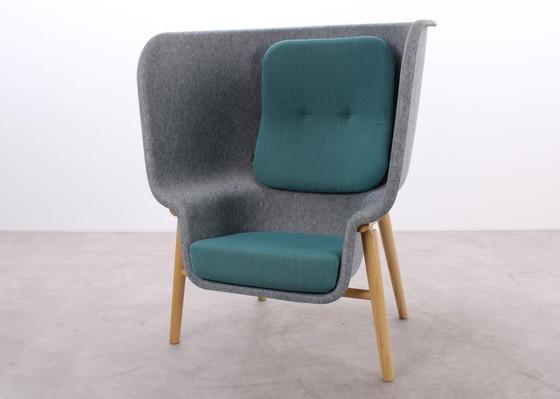 Image 1 of 2X De Vorm Pod Privacy Fauteuil Groen/Grijs