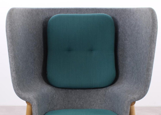 Image 1 of 2X De Vorm Pod Privacy Fauteuil Groen/Grijs