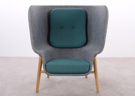 Image 1 of 2X De Vorm Pod Privacy Fauteuil Groen/Grijs