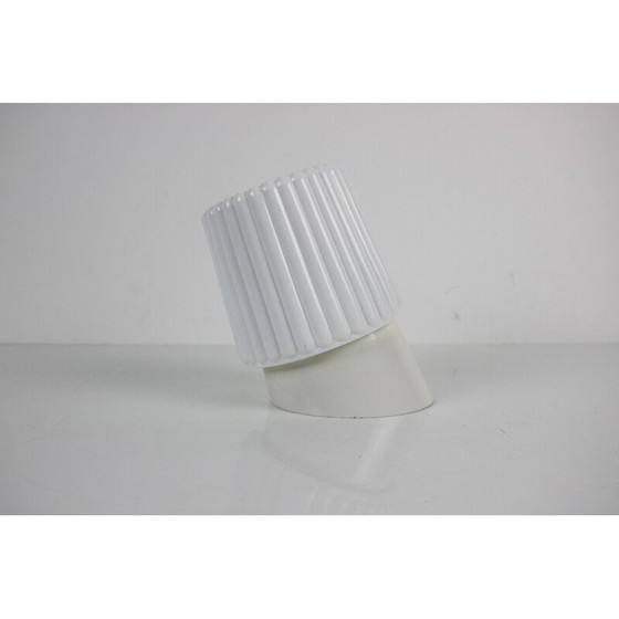 Image 1 of Vintage wandlamp in kunststof en opaline glas, Tsjecho-Slowakije 1960