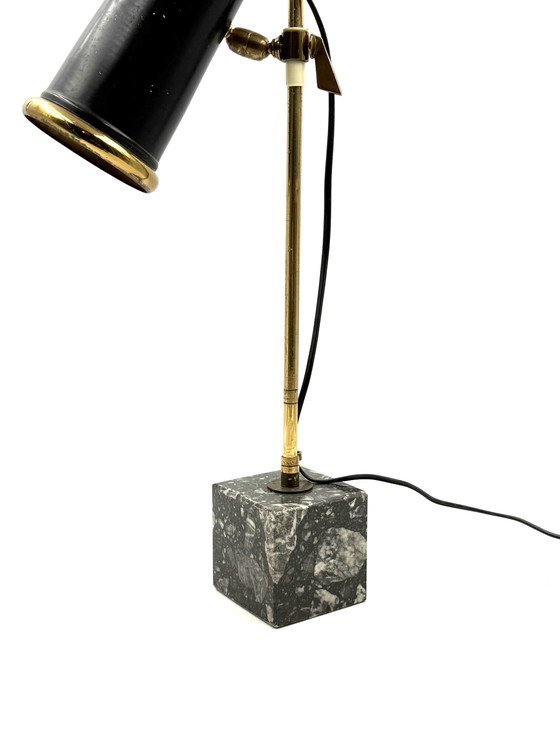 Image 1 of Mid Century Moderne Tafel / Bureaulamp, Italië 1960S