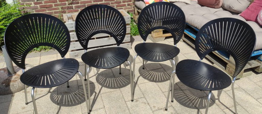 4x Trinidad Nanna Ditzel Fredericia stoelen