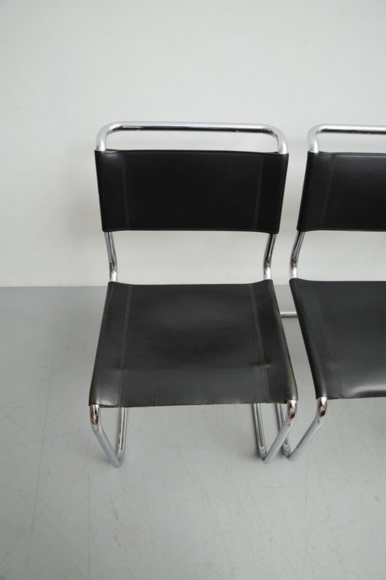 Image 1 of Thonet S33 sledestoel van Mart Stam 1926