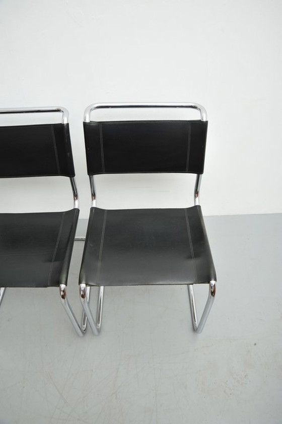 Image 1 of Thonet S33 sledestoel van Mart Stam 1926