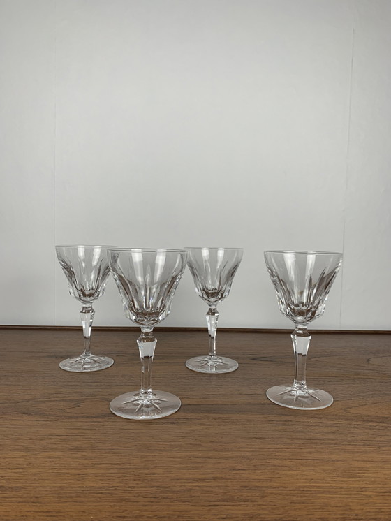 Image 1 of Set van 4 kristallen glazen van Villeroy & Boch, 20e eeuw.