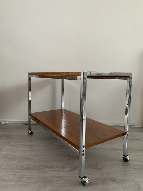 Image 1 of Mid-eeuwse 70s trolley/bar cart