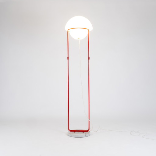 Roberto Pamio, 1960S Italiaanse champignon vloerlamp van Murano glas